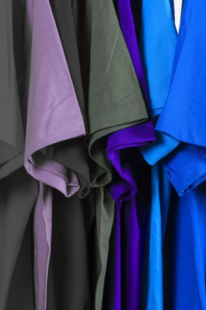 An array of t-shirts