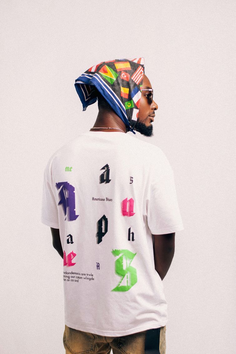 Man posing with uniquely styled t-shirt